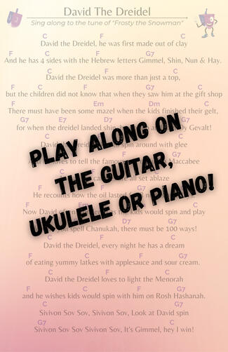 Sing Along Chanukah Song with Chords